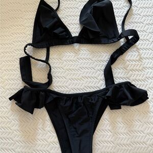 Mikoh Black Bikini Set